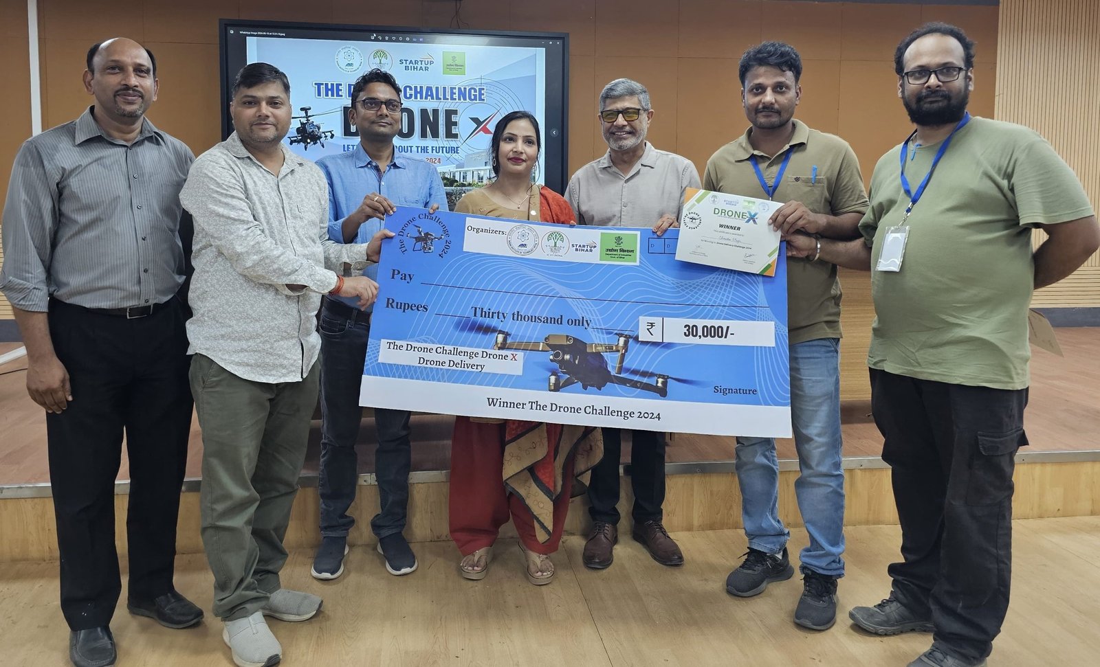 Vaimanika Aerospace Triumphs in Drone X Challenge 2024 -IIT PATNA