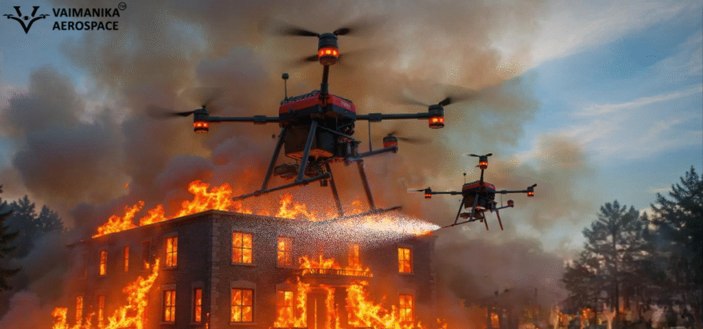 How Are Drones Used in Firefighting? - Vaimanika Aerospace
