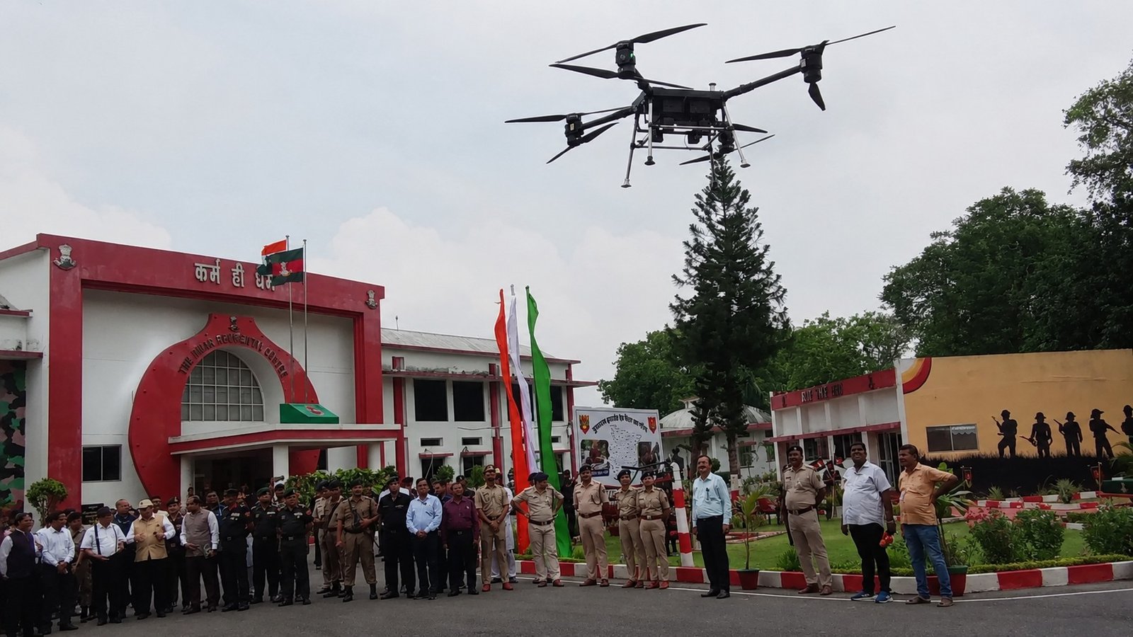 Vaimanika Aerospace Showcases Advanced Drone Technologies at Flood Rescue Seminar Hosted by Bihar Regimental Centre